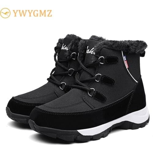 Women Winter Boots 2021 Fashion Waterproof Cloth Black Women Shoes Hot Warm Plush Shoes Ankle Botas Motorcycle Booties