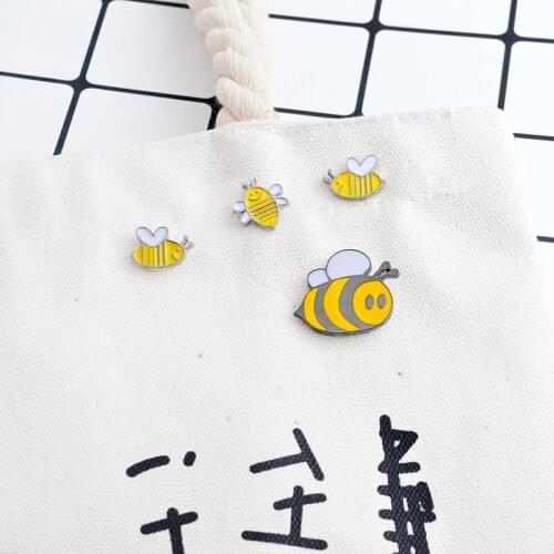 Honey pin Bee pins Badges Hard enamel lapel pins Brooches Jacket Backpack Accessories Bee jewelry Honey jewelry