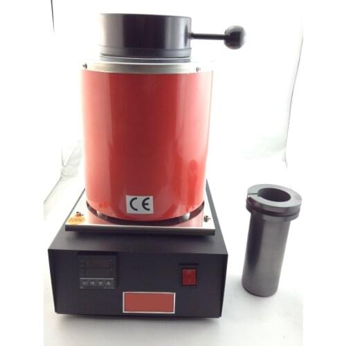 2KG Electric Digital Melting Gold Silver Furnace,HUAHUI Jewelry Machine Jewelry Melting Machine Metal Making Tools Equipment