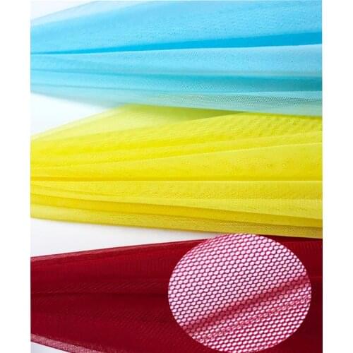 50D*50D 100% Polyester Mosquito Net Fabric 1.6m Wide 50 Colors Available Tulle Fabric Using for Mosquito net, Dress