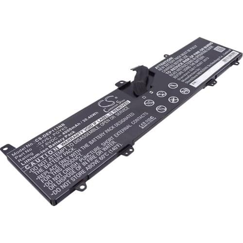 CS 4000mAh/30.40Wh battery for DELL INS 11-3162-D1208L,INS 11-3162-D1208R,INS 11-3162-D1208W,INS 11-3162-D2205L