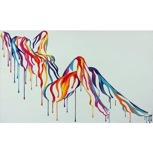 AMTMBS Pop Colorful Abstract Art Sexy Girl Nude Art Pictures Drawing On Canvas HandPainted DIY Paints By Numbers Home Decor