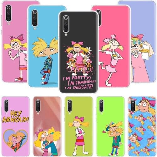 Cartoon Hey Arnold Fondos Phone Case For Xiaomi Mi Note 10 11 9 8 10T 9T CC9 A1 A2 A3 5X 6X Pocophone F1 X3 F2 Pro Lite Coque Co