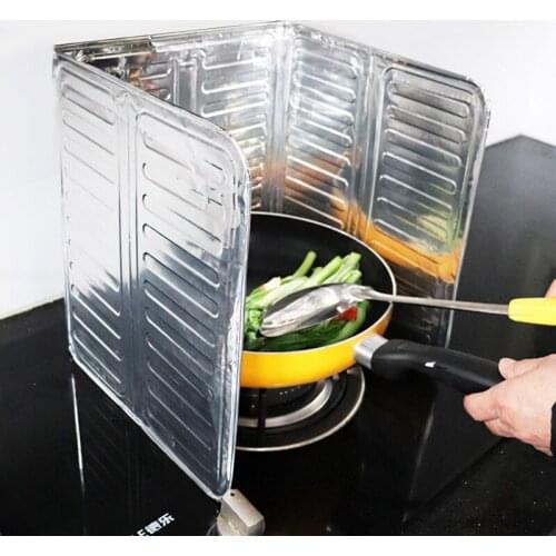 Hot Kitchen Accessories Cooking Frying Pan Oil Splash Screen Cover Anti Splatter Shield Guard Oil Divider Best Price