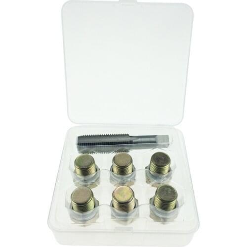 M20 X 1.5 Auto Sump Gearbox Damage Drain Plug Removal Replace Tool For Toyota VW Ford Car Oil Pan Thread Repair Tool AT2087E