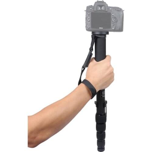 Kingjoy MP329 Carbon Fiber Lightweight Professional Monopod 165cm 5-section Video Professional Monopod with 1/4" 3/8" Screw