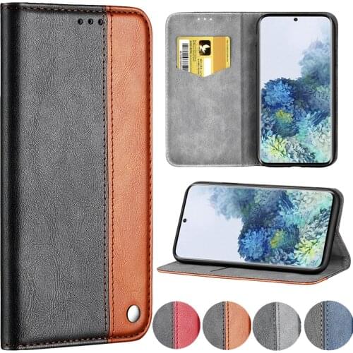 Retro Leather Case For Samsung Galaxy S20 Ultra S10 S9 S8 Plus S20FE S7 Edge S6 Note 20 Ultra 10 Pro S10E Phone Cover Funda Case