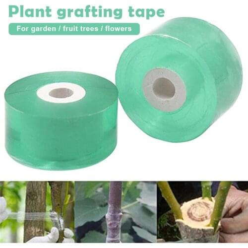 Grafting Tape 2 PCS Stretchable Garden Plants Tape Self-Adhesive Film Tape for Fruit Trees Seeding Nursery 3/4/5cm*100M LBE