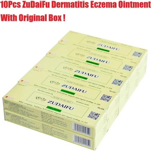 10PCS ZUDAIFU Natural Skin Creams Eczema Ointments Psoriasis Eczema Allergic Neurodermatitis