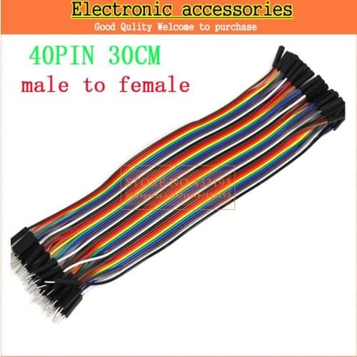 NEW Dupont line 40pcs 30cm male to female jumper wire Dupont cable for arduino
