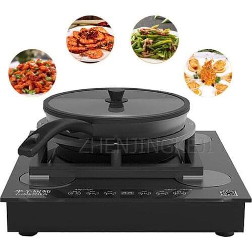 Fully Automatic Home Intelligent Cooking Machine 220V High Power Electric Wok Kitchen Non-stick Pan Wok Cooker Single Stove