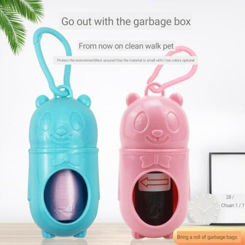 Pet cat excrement bag to pick up after the dog was picking up poop bag thickening dog portable pooper scoopers