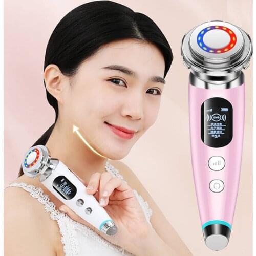 Face Skin Care Radio Frequency Tightening Beauty Appliances Facial Mesotherapy Machine LED Light Therapy Remover lift Massager