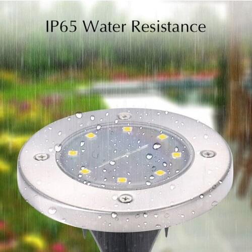4/8/12/16LED Outdoor Ground Lamp Waterproof Underground Buried Landscape Lawn Yard Stair Night Light Garden Lamp Led Solar Light