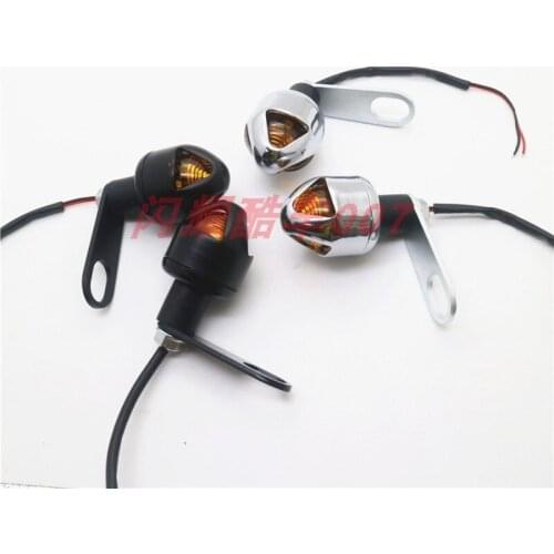 Universal Motorcycle Turn Signals Indicator Light Metal Refitting Accessories Easy Installation for Halley Yamaha Honda Suzuki