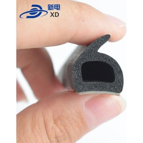 Sliding car door rubberl weather strip