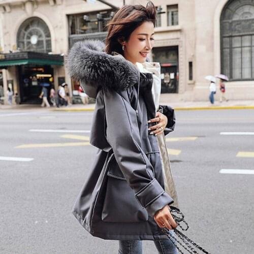 New Women Long Coat Autumn Winter Warm Thicken Faux Fur Coats Parka Female Solid Big Pocket Jacket Outwear