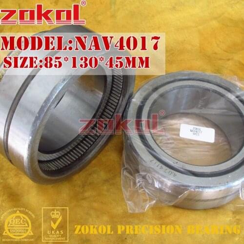 ZOKOL NAV4017 Full complement needle roller bearing with inner ring 85*130*45mm
