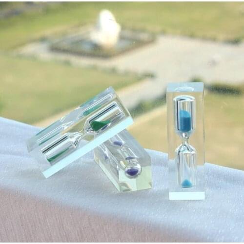 100pcs Mini Colorful Sand Clock Hourglass Timer 3 Minutes For Children Brush Teeth Health Gift Home Decoration SN3026