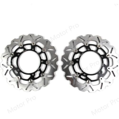2PCS CNC Floating Disk Brake Disc Rotor For Suzuki GSF BANDIT / GSF-S 650 2007 2008 2009 2010 2011 2012 GSF650 GSF650S GSF-S650