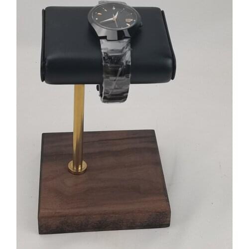 2 Pack Walnut Base Watch Display Stand Bangles Holder Stand Personal Use