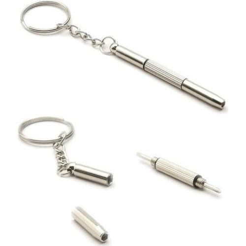 2018 Fashion Multifunctional Outdoor Combination Tool Screwdriver Portable Mini Utility Pocket Multi Tool Keychain Key Chain