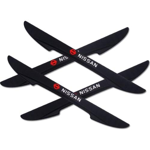 4x Car-Styling Universal DIY Car Decoration Strip Sticker Decals Car Door Bumper Strips For Nissan Qashqai Altima X-trail Juke