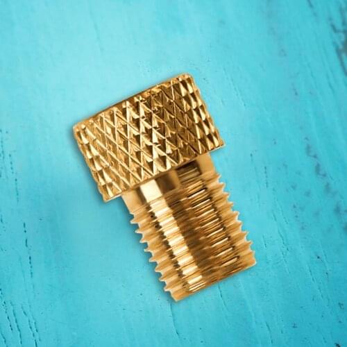 5pcs Copper Presta to Schrader Adaptors Bicycle Pump Tire Valve Connectors Car Auto Bicycle Tool