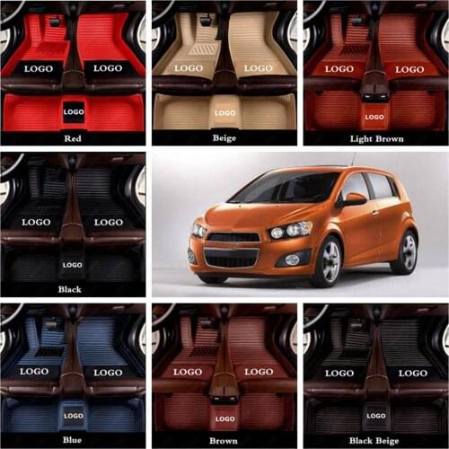 Car Foot Mats for Chevrolet Malibu Sail Cavalier Sonic Camaro Cruze Spark Epica Car Floor Mats Auto Pads Automobile Foot Mat