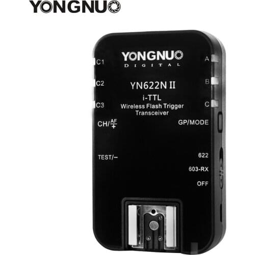 Yongnuo YN-622N II Single Transceiver YN622N II Wireless TTL Flash Trigger For Nikon D70 D70S D80 D90 D200 D300 D300S D600 D800