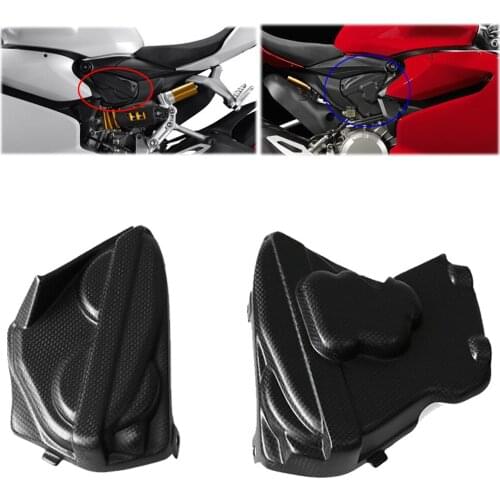 Carbon Fiber Motorcycle Engine Covers Side Cover Fairing Matte 100% Twill Weave for Ducati Panigale 899 959 2014-2017