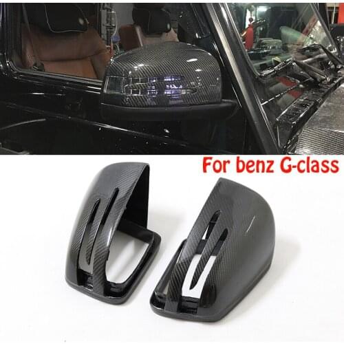 For Mercedes Benz G-class G55 G500 g63 carbon fiber modified side reversing mirror shell replacement style Mirror Cover