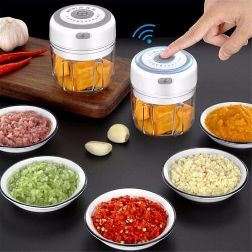 Electric Garlic Masher Sturdy Durable Mini Crusher Chopper USB Charging For Crushed Garlic Crushed Ginger Crushed Fresh Chili