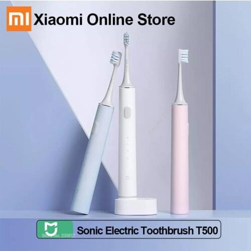 Xiaomi Mijia Sonic Electric Toothbrush T500 IPX7 Waterproof High Frequency Vibration Magnetic Oral Cleaner Toothbrush