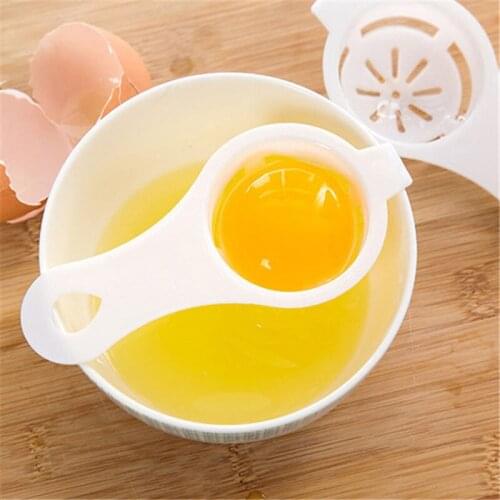 2pcs Separation Tool Egg White Yolk Separator Household Egg Divider Kitchen Cake Tools Filter Egg Separator Cooking Gadgets Sets