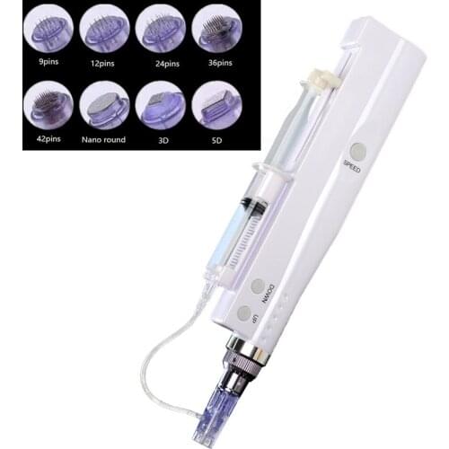 Hydra Injector Aqua Derma Electric Pen Rechargable MTS Function Mesotherapy Mesogun Injector