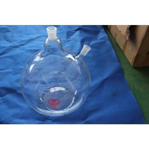20000ml(20L) 2-neck flat bottom flask, both joint size 24/40,heavy wall (Lab instrument)