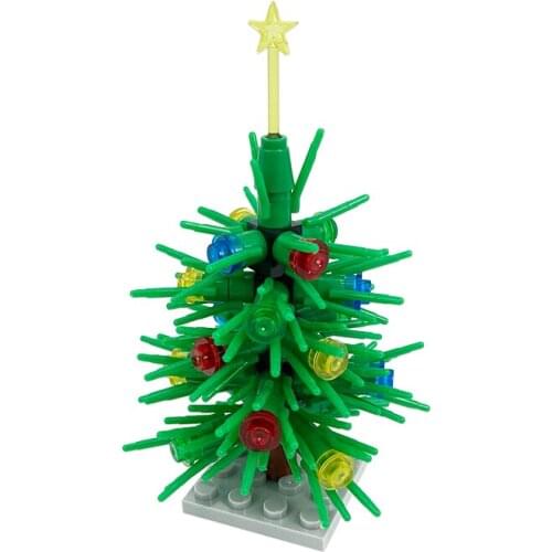 Christmas Tree Compatible Major Brand Toys Building Block Classic Collections Assembled Brick Handmade Design