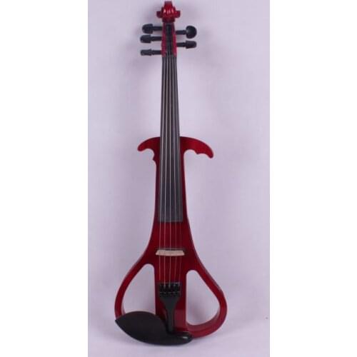 Red 5 string 4/4 Electric Violin Silent Pickup Fine tone Solid wood3# the item is the color can choose color