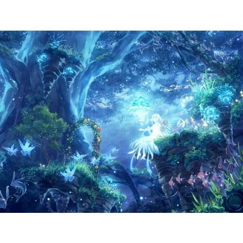 JMINE Div 5D enchanted Forest Tree Fairy Full Diamond Painting cross stitch kits art Cartoon 3D paint by diamonds