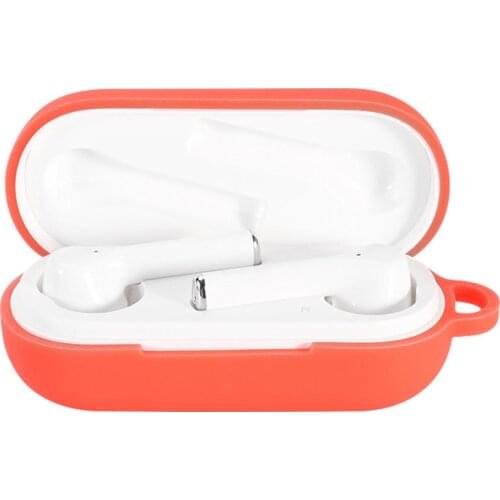 Silicone Protective Case Anti-lost Soft Silicone Shockproof Cover Shell with Ring Perfect Headset Protector for Freebuds 3i