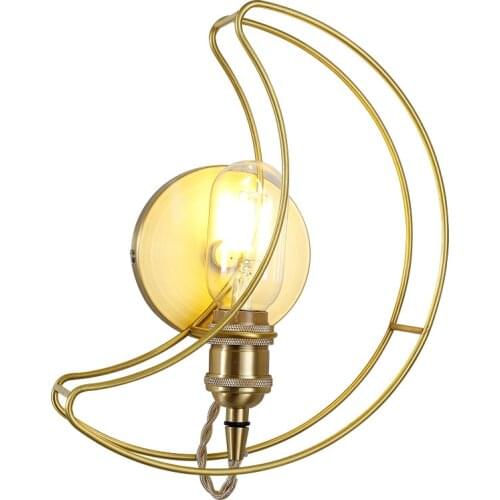 Modern light gooseneck glass wall sconces crystal luminaria wood led bedroom bedside corridor wall lamp corridor wall lamp