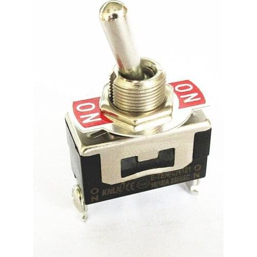 Heavy Duty 3Pin 2 Terminal 10A 16A AC 250V ON/OFF Rocker Toggle Switch E-TEN1121 G25 Drop Ship Aperture 12MM