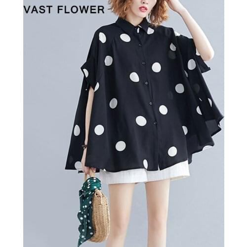 VAST FLOWER Womens Chiffon Blouses