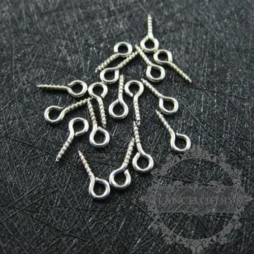 3.8x8.5mm 9 pin bail for half drilled beads DIY charm supplies findings 1535002