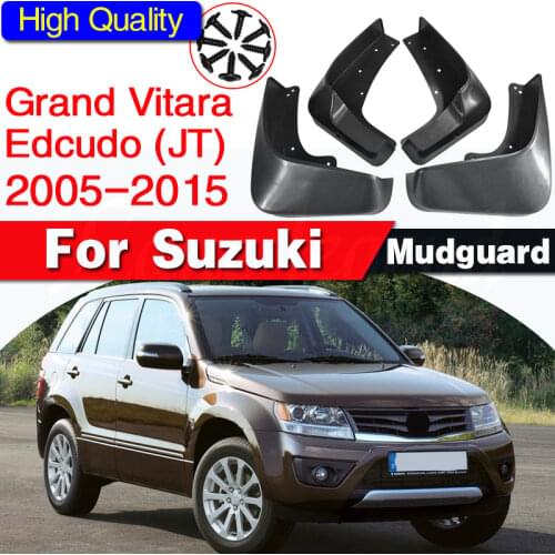 4pcs/set car Mud Flaps Mudguards For Suzuki Grand Vitara / Edcudo (JT) 2005-2016 Splash guards 2010 2011 2012 2013 2014 2015