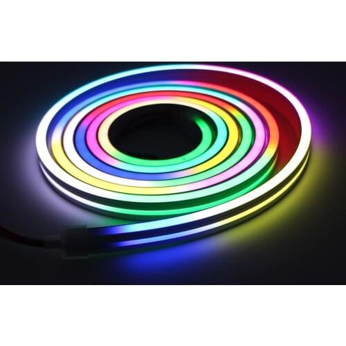 DC5V WS2812B SK6812 Smart RGBW Led Neon Lighting Strip 1903 3838 IC Individual Addressable Silica Gel Neon Rope Tube Strip Light
