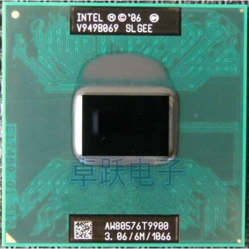 Free Shipping intel CPU laptop Core 2 Duo T9900 CPU 6M Cache/3.06GHz/1066/Dual-Core Socket 479 processor t9600 p9600 GM45 PM45