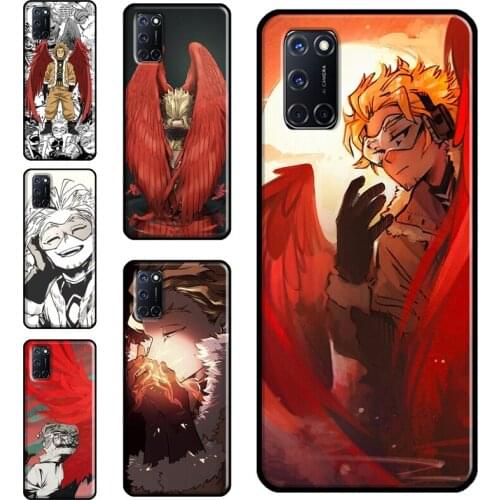 Hawks My Hero Academia Case For OPPO A15 A83 A91 A93 A31 A53 A5 A9 2020 A52 A72 A1K A3S A5S Reno2 Z F5 F7 Cover