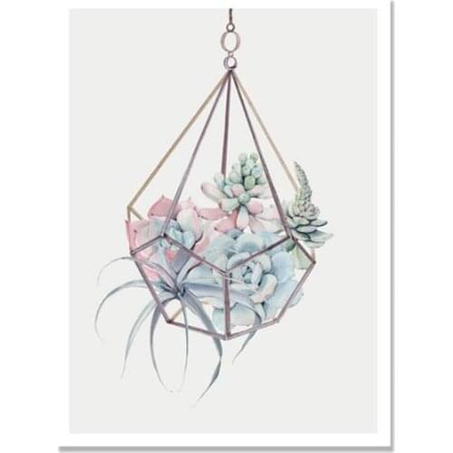 Flower Scenery DIY Embroidery Cross Stitch 11CT Kits Craft Needlework Set Printed Canvas Cotton Thread Home Dropshipping